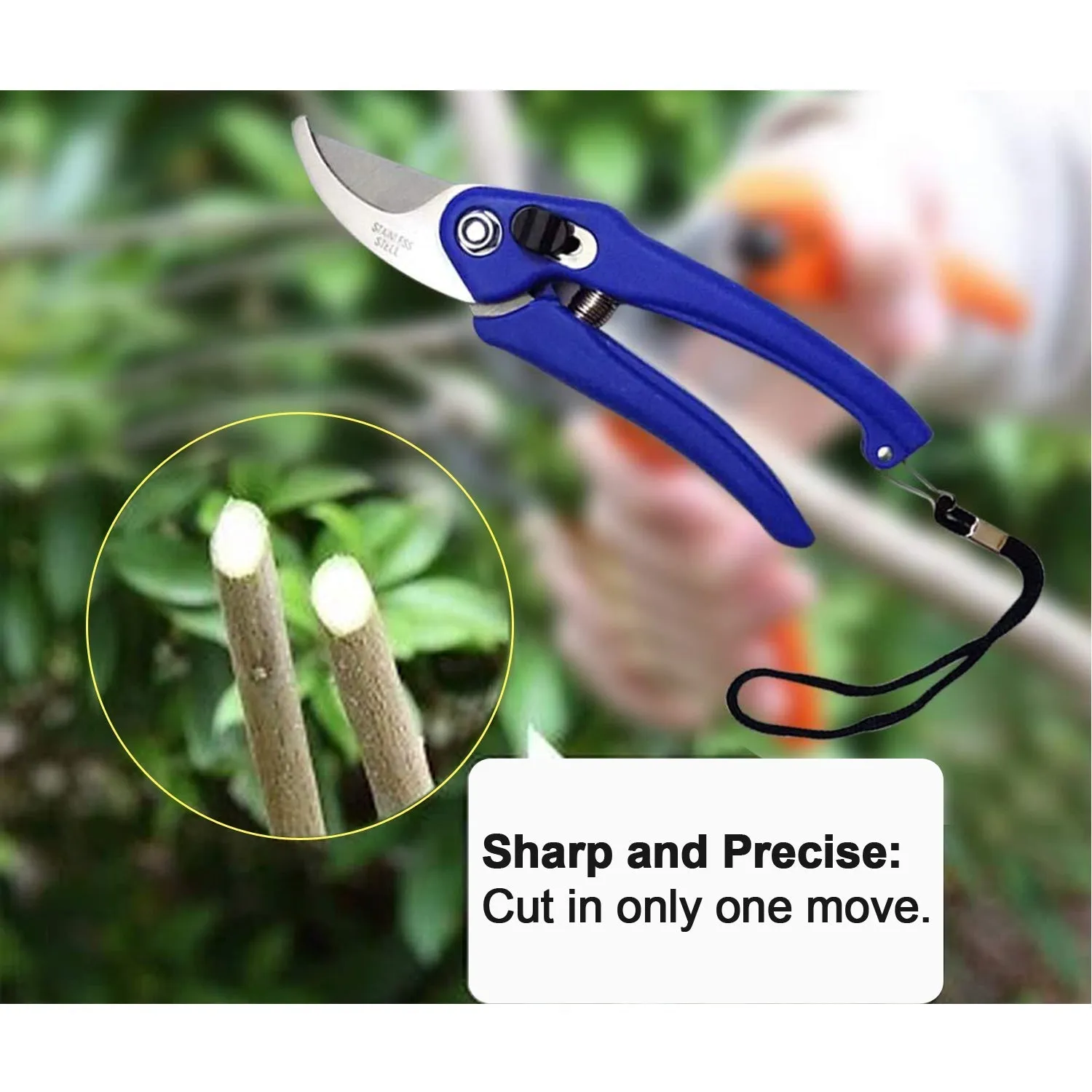 0465A Garden Shears Pruners Scissor for Cutting Branches, Flowers, Leaves, Pruning Seeds