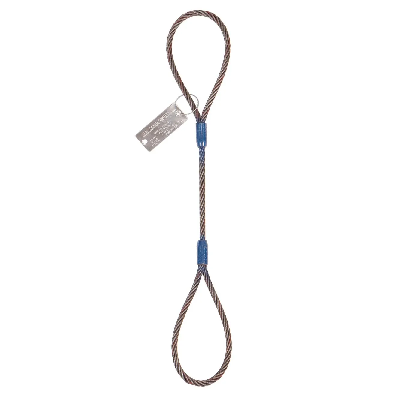 1-1/2" x 14' Standard Eye Wire Rope Sling | Domestic