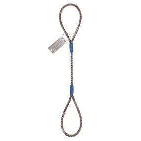 1-1/2" x 8' Standard Eye Wire Rope Sling | Domestic