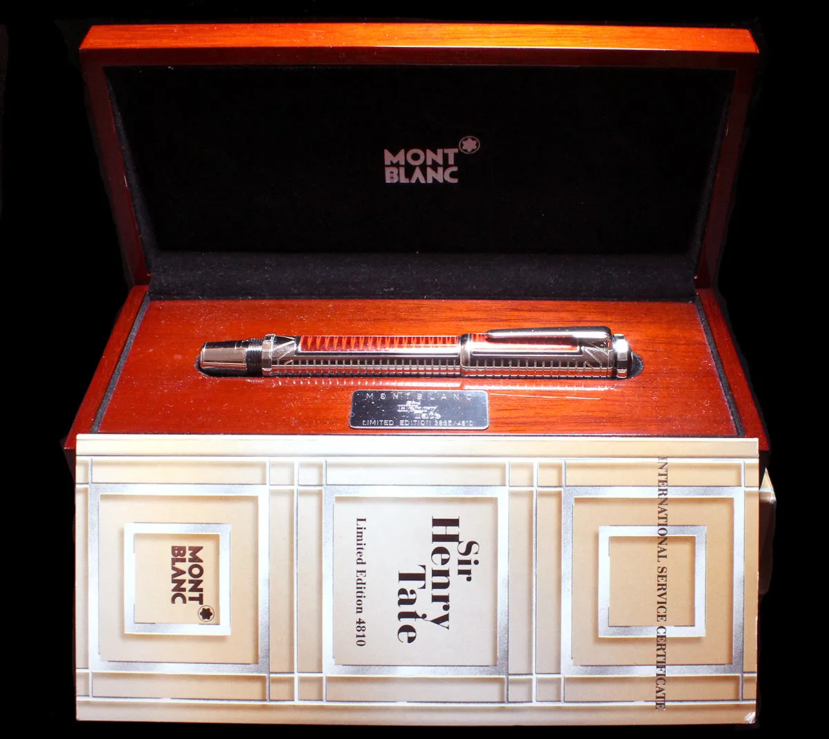 2006 MONTBLANC PATRON OF THE ARTS SIR HENRY TATE LIMITED EDITION FOUNTAIN PEN NEVER INKED