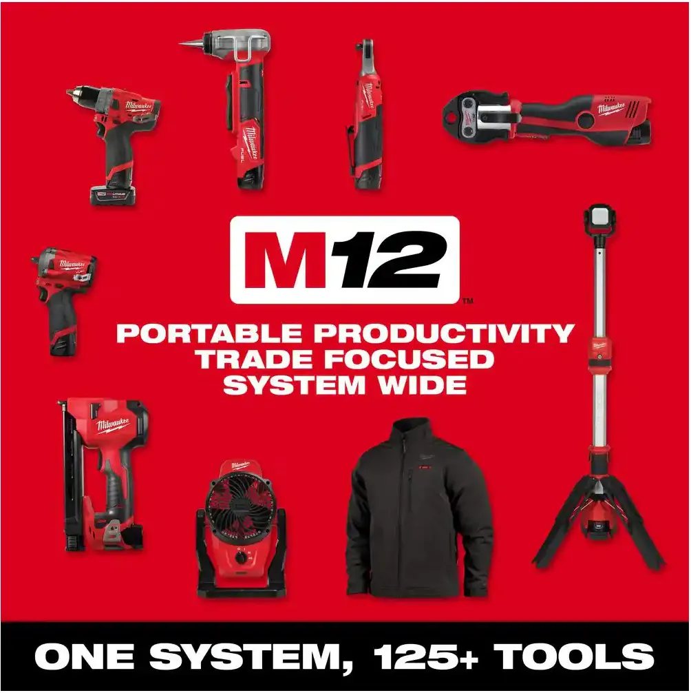 2447-20 Milwaukee M12 3/8" Crown Stapler (Tool Only)