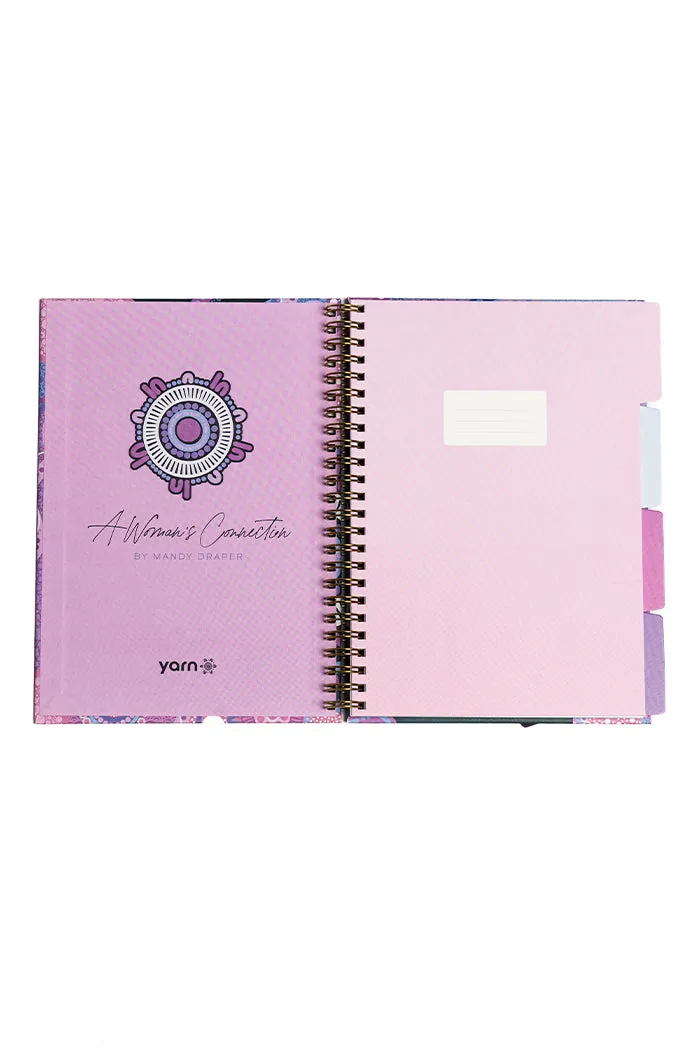 A Woman's Connection A5 Spiral Tab Notebook