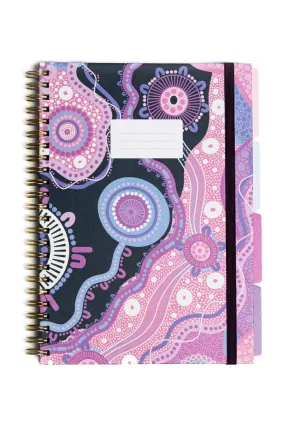 A Woman's Connection A5 Spiral Tab Notebook