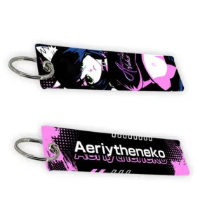 AeriytheNeko Graffiti Jet Tag Keychain