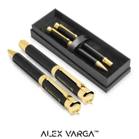 Alex Varga Corona Ball Pen & Rollerball Set -  Only