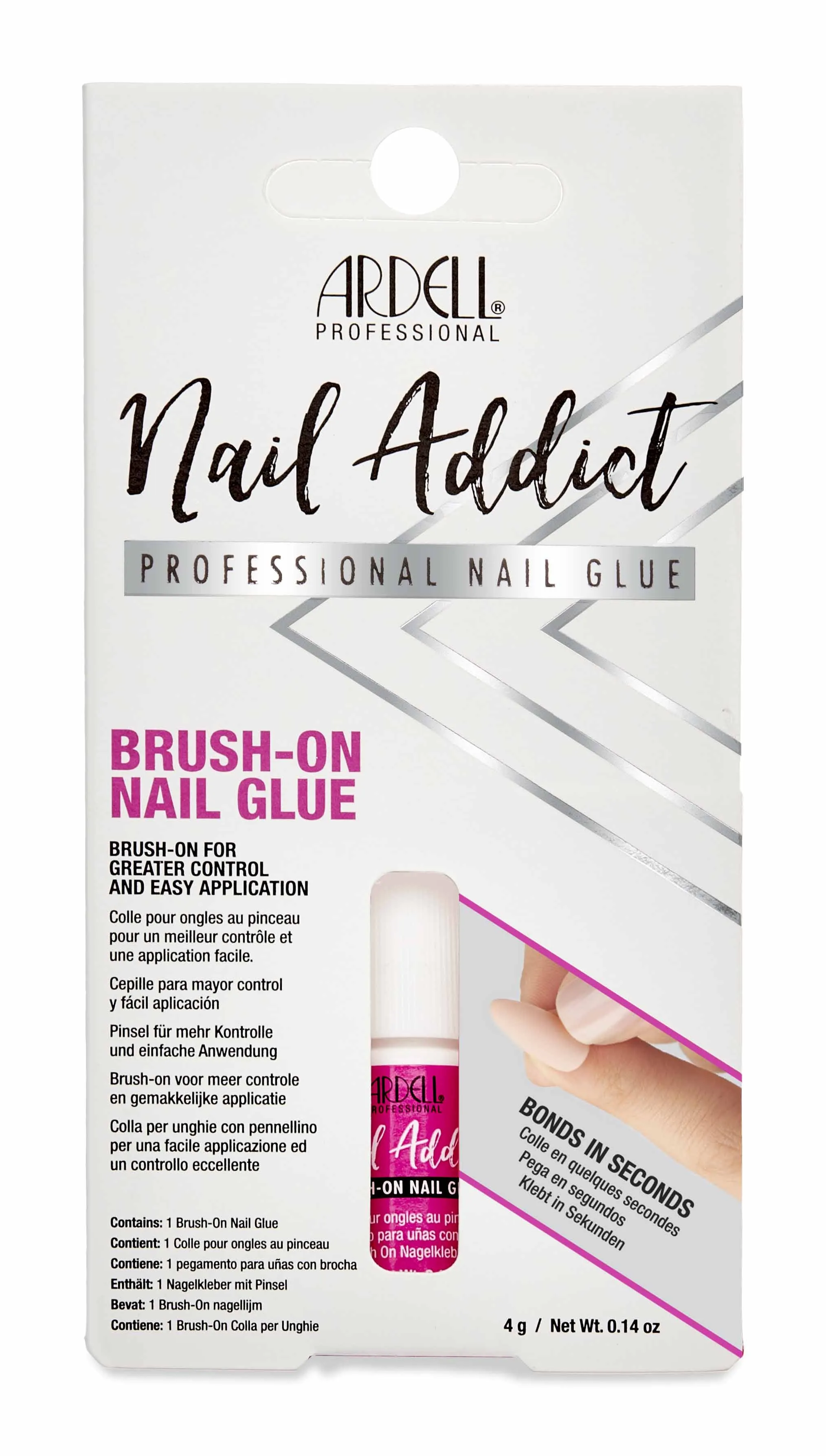 Ardell Nail Addict Brush On Nail Glue, 4g