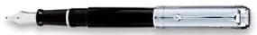 Aurora Pens Talentum Black w/ Chrome D11CN Fountain Pen