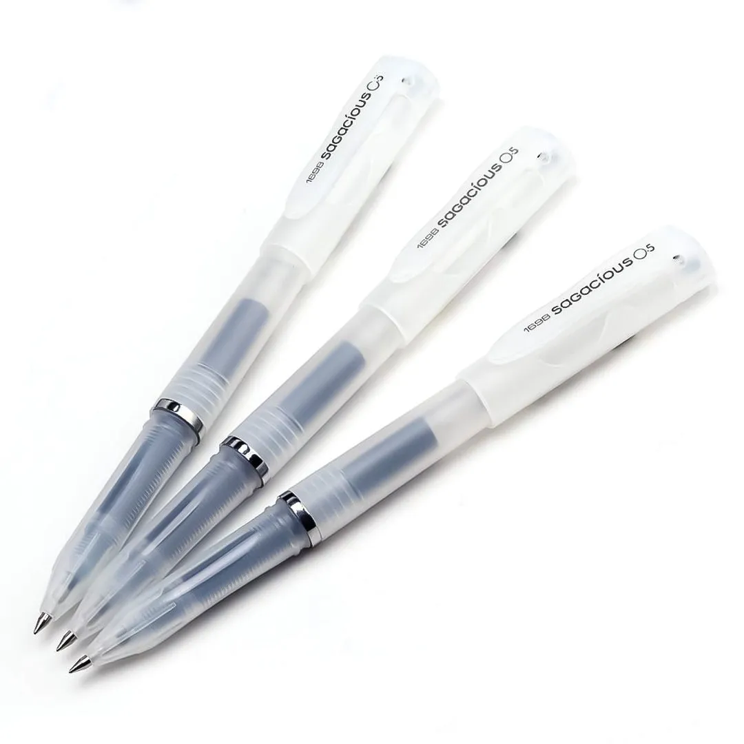 Baoke 0.5mm Blue Ink Gel Pen (PC 1698) (Pack of 5)