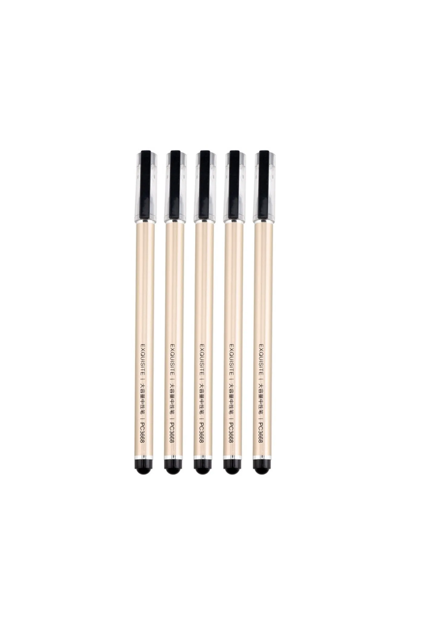 Baoke 0.5mm Jumbo Gel Ink Pen- Set of 5