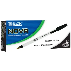 Bazic Nova Color Stick Pen Black