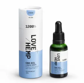 CBD Oil Drops 1200mg - Strong | 30ml Tincture