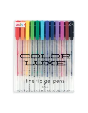 Color Luxe Gel Pens - Set of 12