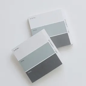 Colour Palette Memo Pad - Black