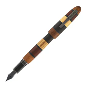 Conklin All American Fountain Pen in Quad Wood