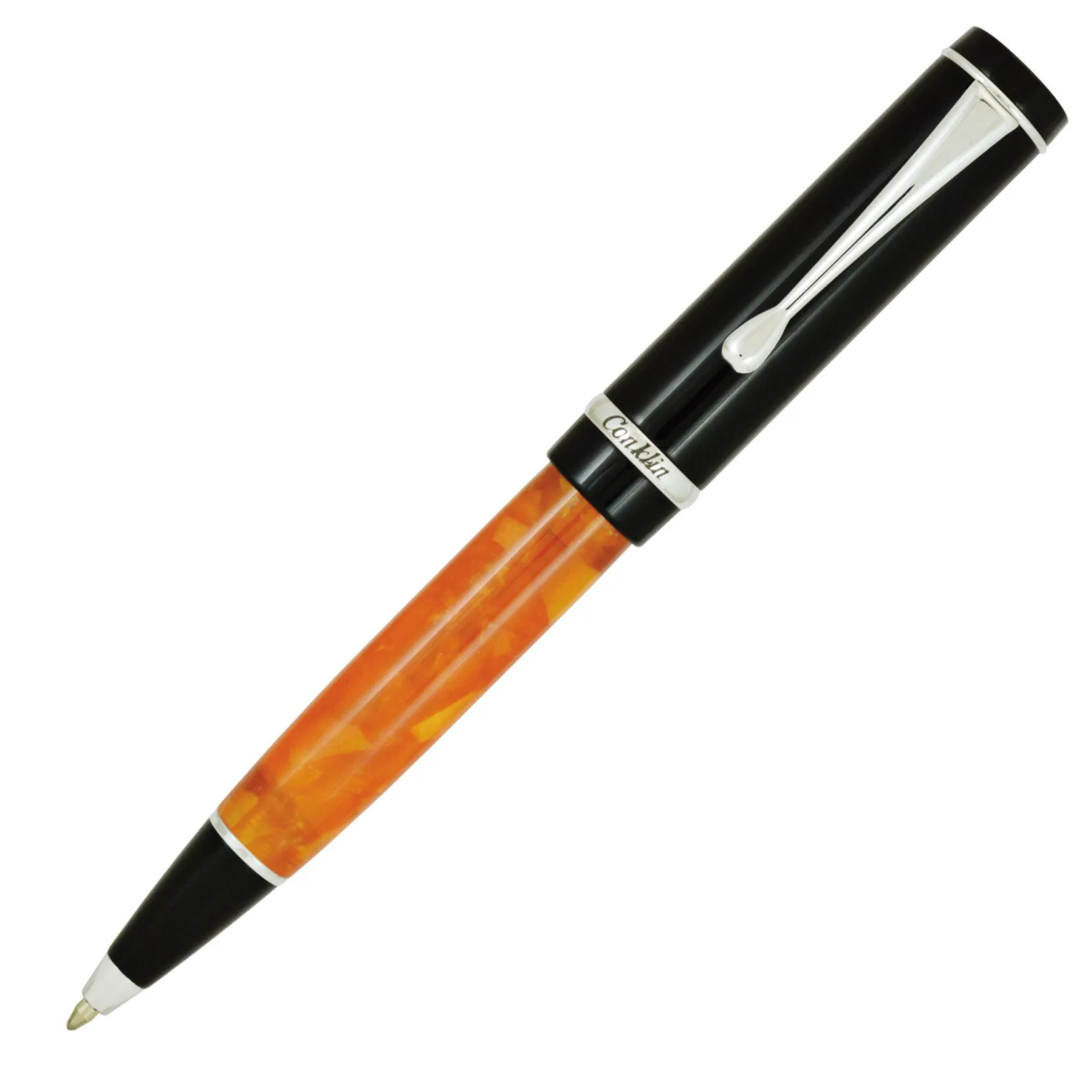 Conklin Duragraph Ballpoint Pen Orange Nights