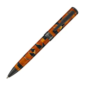 Conklin Stylograph Mosaic Ballpoint Pen in Orange/Black