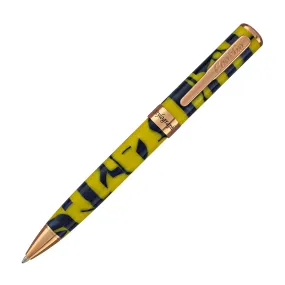 Conklin Stylograph Mosaic Ballpoint Pen in Yellow/Blue