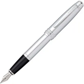 Cross Bailey Fountain Pen in Polished Chrome with Medium Nib