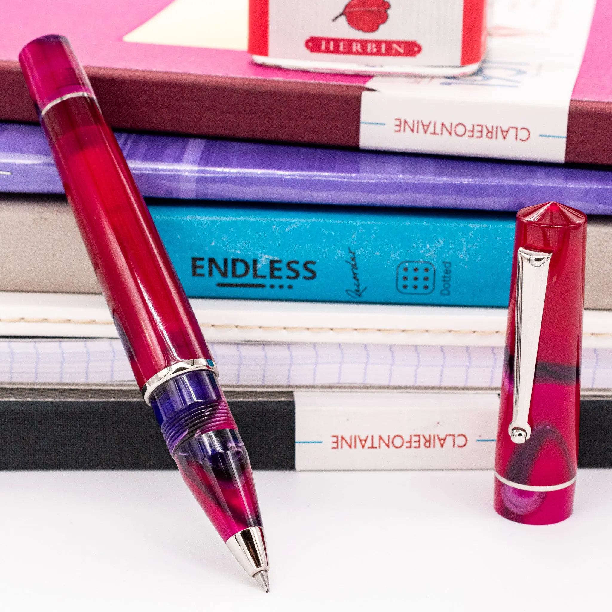 Delta Duna Rollerball Pen - Magenta Mirage