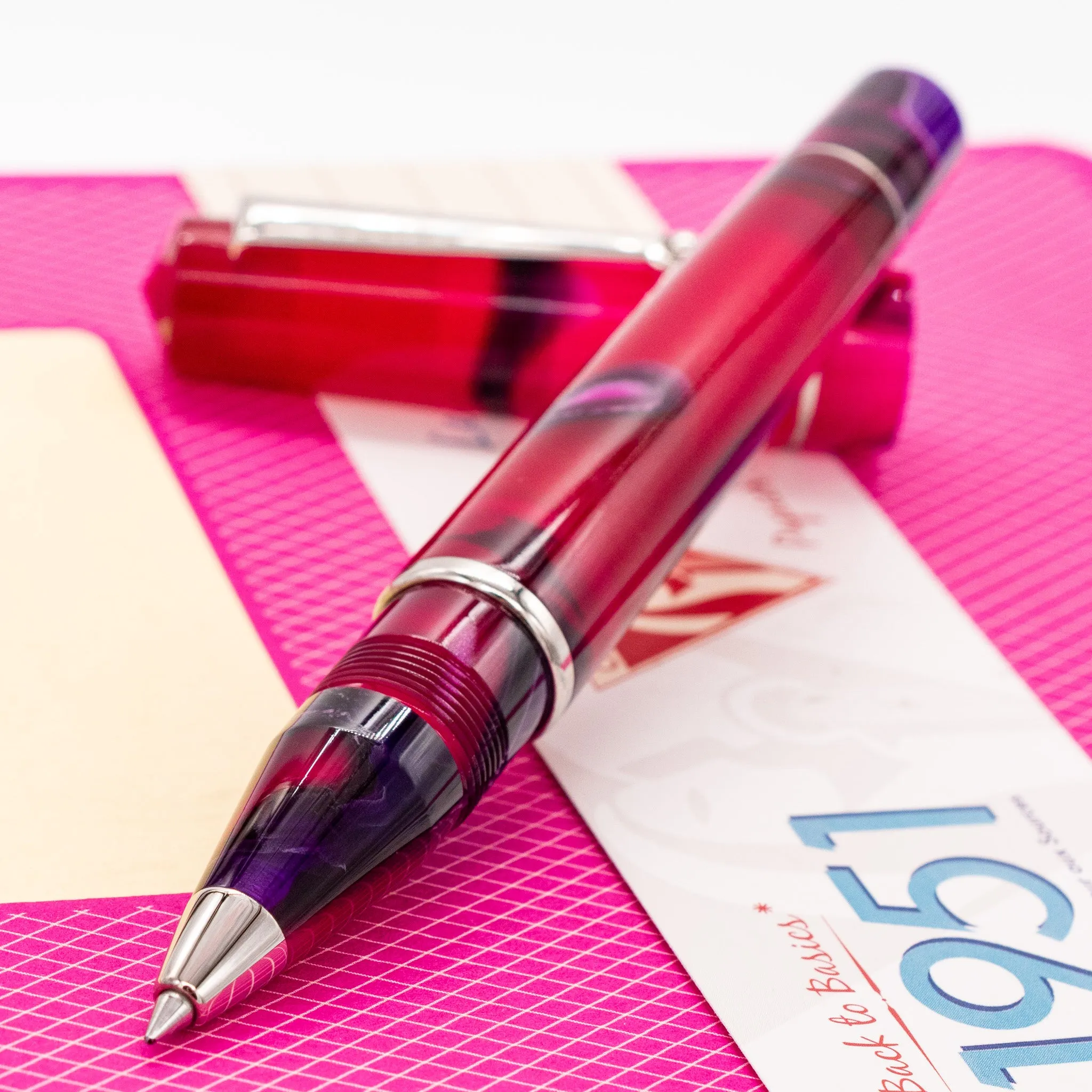 Delta Duna Rollerball Pen - Magenta Mirage