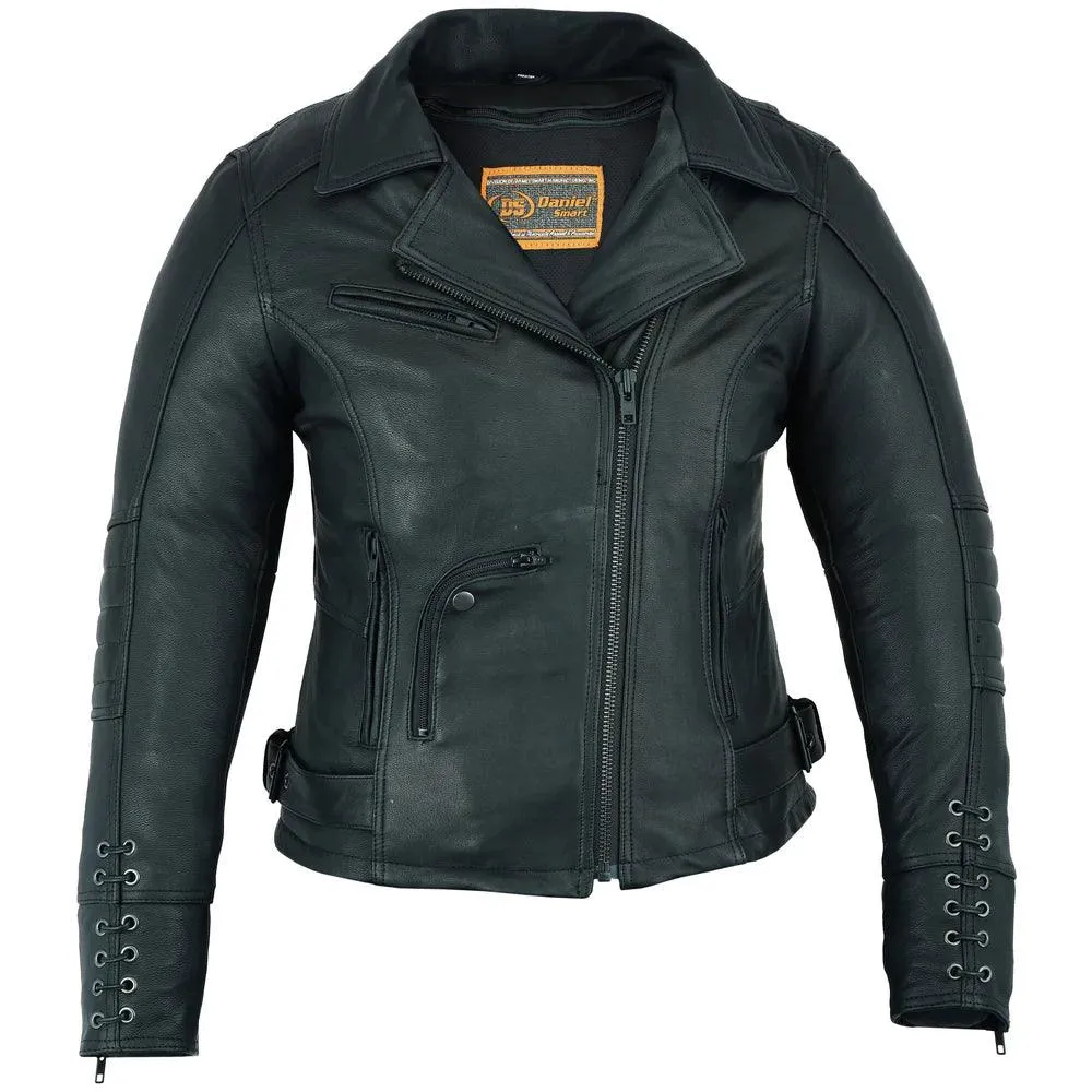 Dynamic Black Premium Biker Jacket – Soft Naked Goat Leather