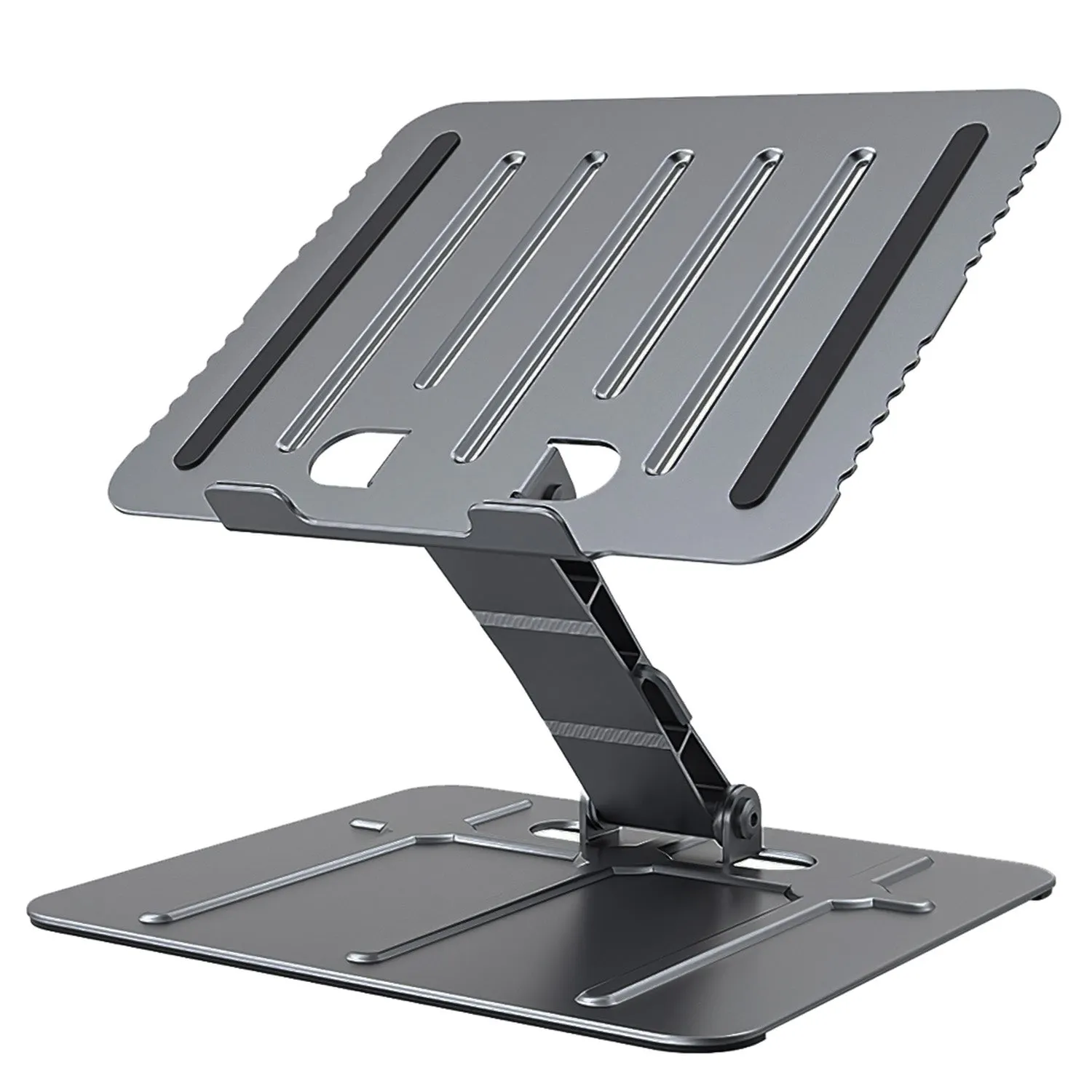 Fresh Fab Finds Laptop Stand Riser Stepless Angle Adjustable Ergonomic Notebook Holder Heat Dissipation Notebook Elevator for Laptop Tablet Drawing Board up to 15.6in