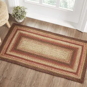 Ginger Spice Jute Rug Rect w/ Pad 27x48