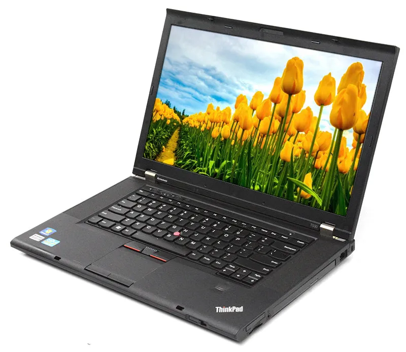 Lenovo ThinkPad T530 Laptop 15.6" HD  LED | Intel Core i7-3520M @ 2.90GHz, 3.60Ghz Boost, 8GB RAM, 256GB SSD, Intel HD Graphics 4000, WEBCAM, USB 3.0   DisplayPort - Windows 10 Pro x64, Grade A  (Certified Refurbished ) - 1 Year Warranty