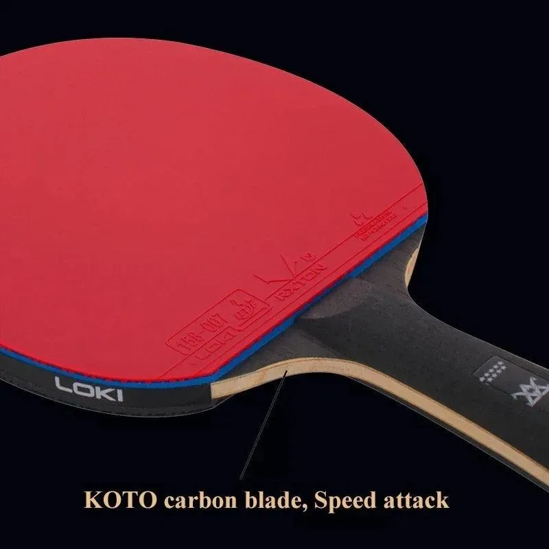 LOKI Arthur 9 Star Carbon Offensive Table Tennis Bat