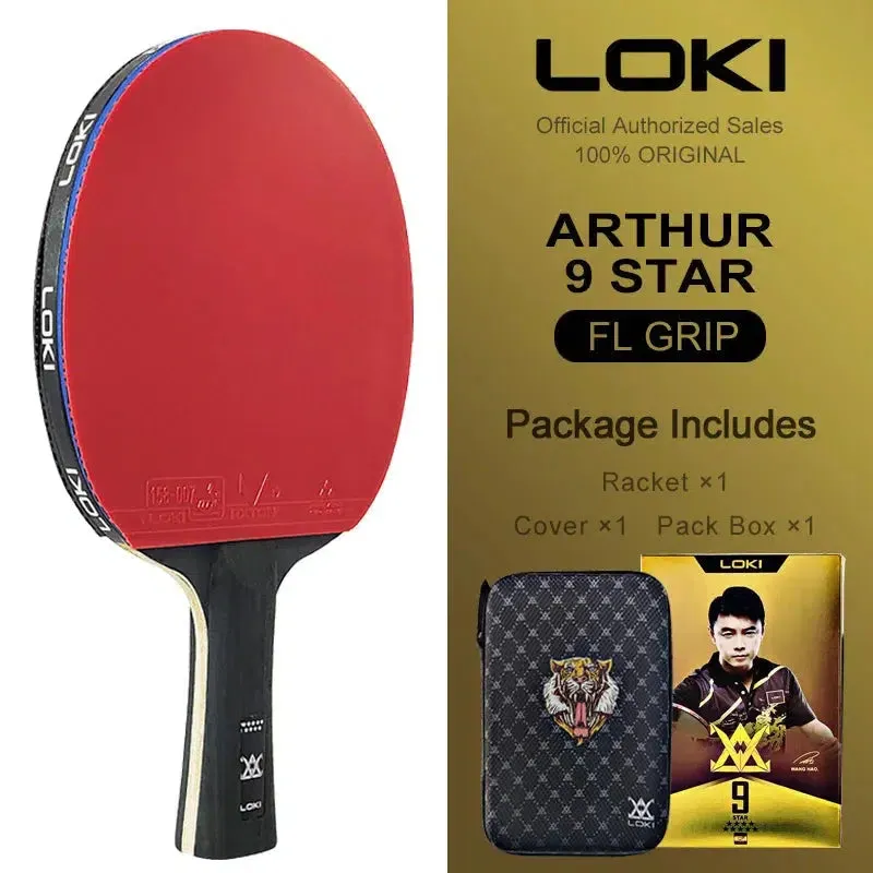 LOKI Arthur 9 Star Carbon Offensive Table Tennis Bat