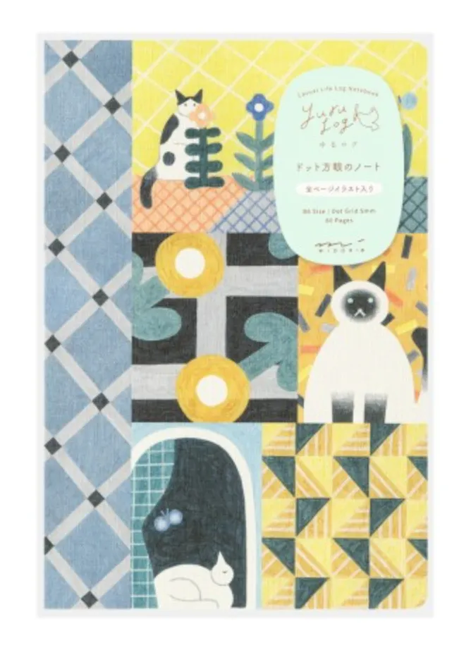 Midori | Yuri Log B6 Notebook | Cat | 15353