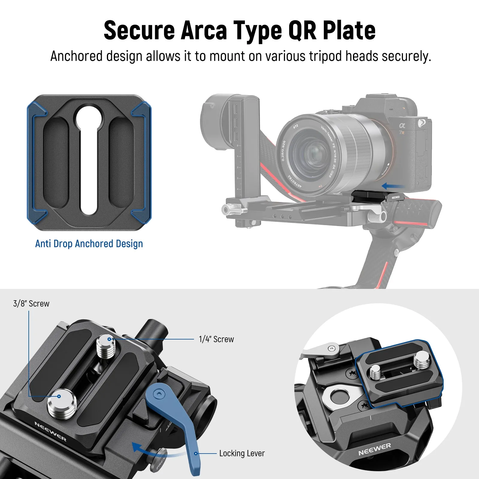 NEEWER SR006 15mm LWS Baseplate