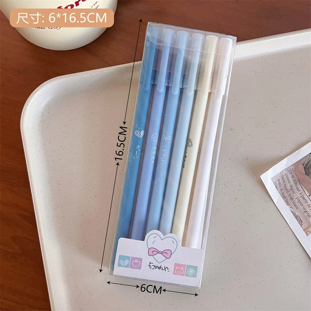 Patern Color Smooth Gel Pens - Set of 6