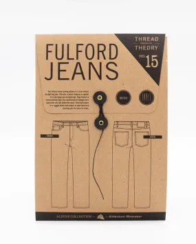 Pattern for Garment Making: Fulford Jeans by Thread Theory Designs Inc- Printed Pattern