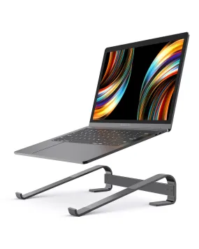 Portable Aluminum Portable Laptop Stand - Black