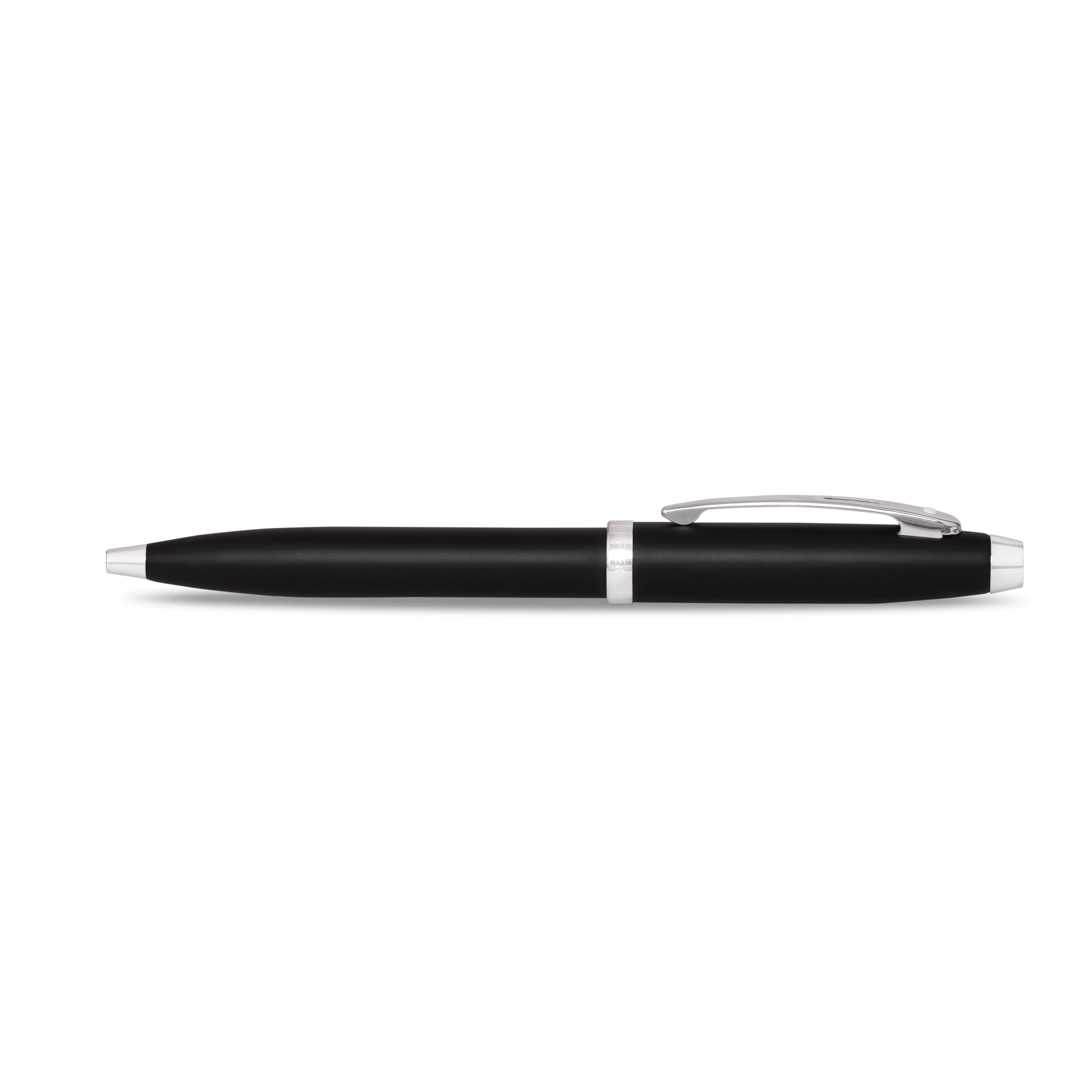 Sheaffer Gift Set ft. Matte Black 100 Ballpoint Pen with Chrome Trims and Business Card Holder