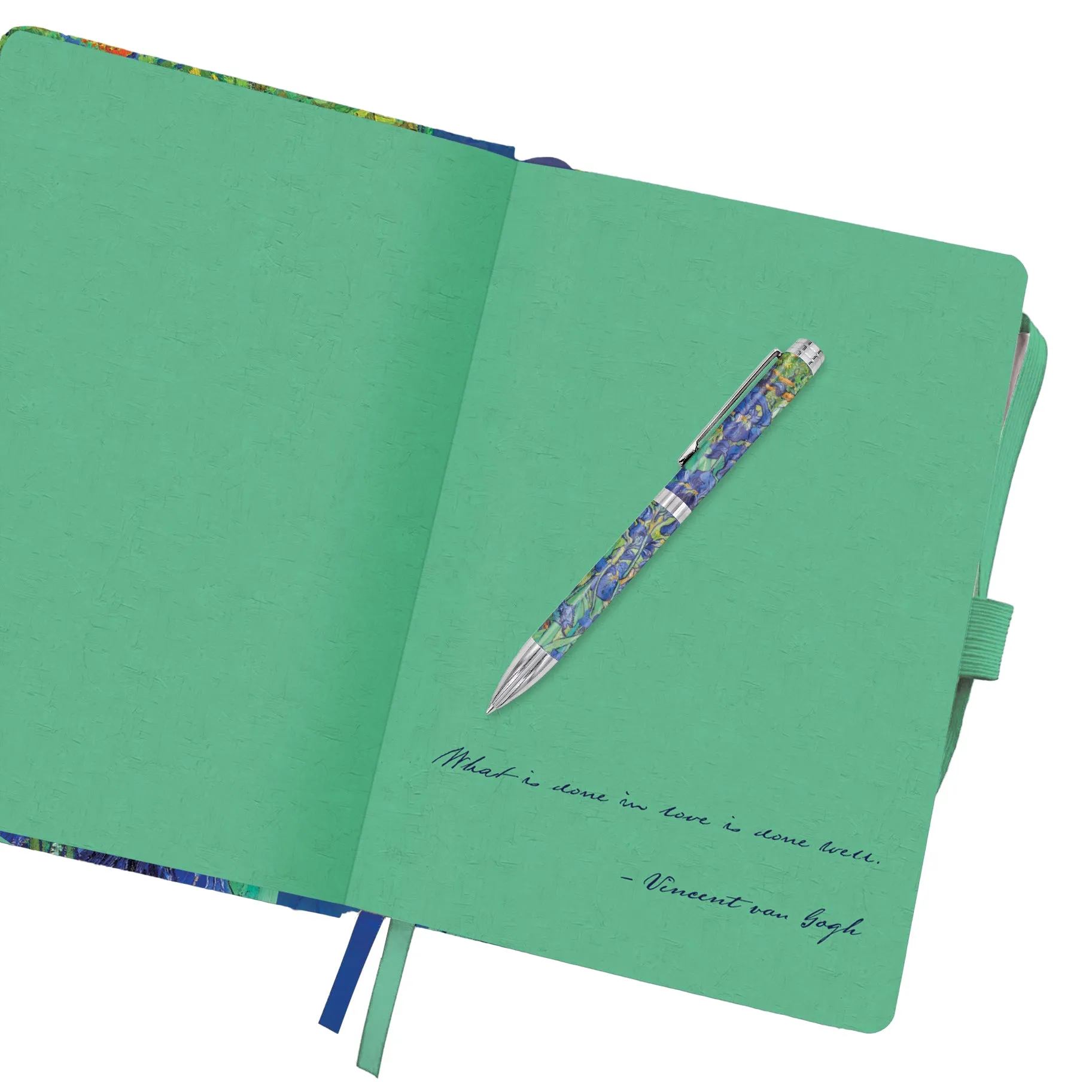 Writing Pen - van Gogh Irises - Gift Boxed